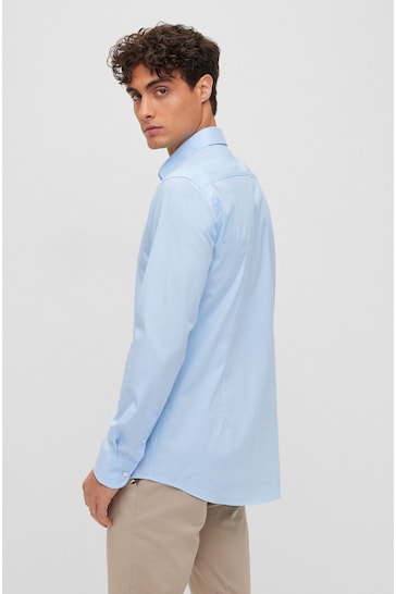 BOSS Light Blue Slim Fit Shirt