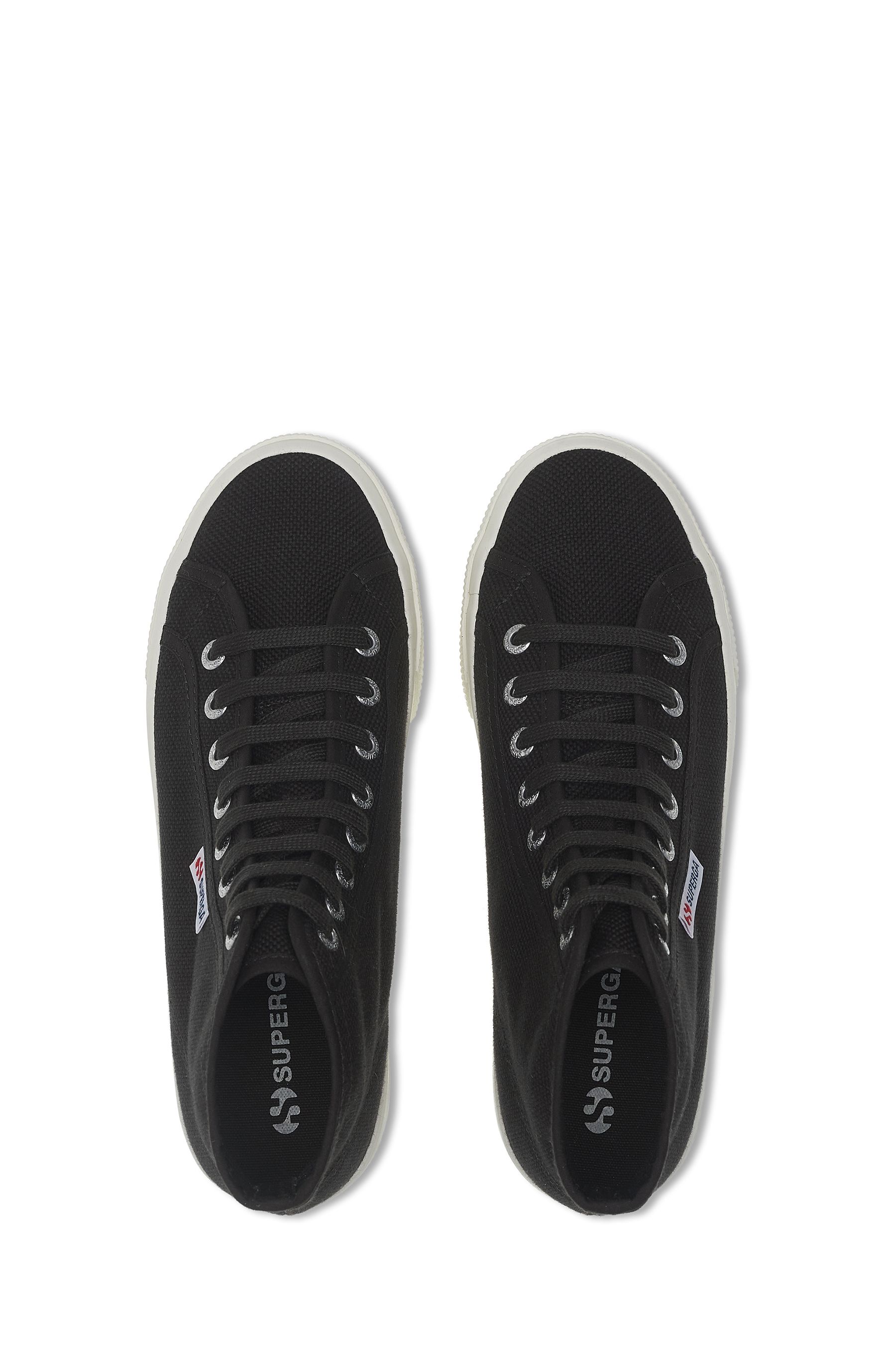 Superga mid top top black