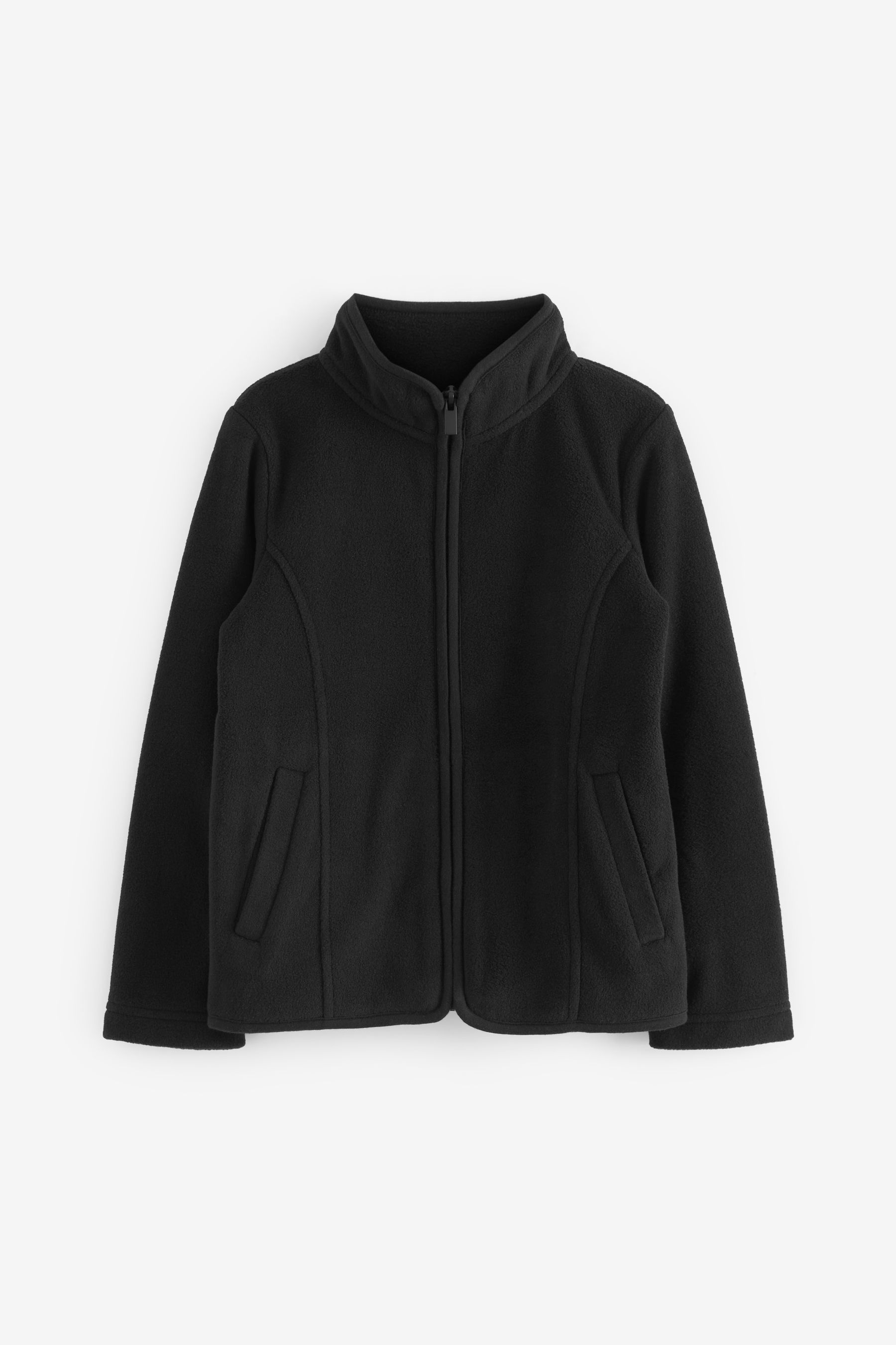 Black zip up fleece 2025