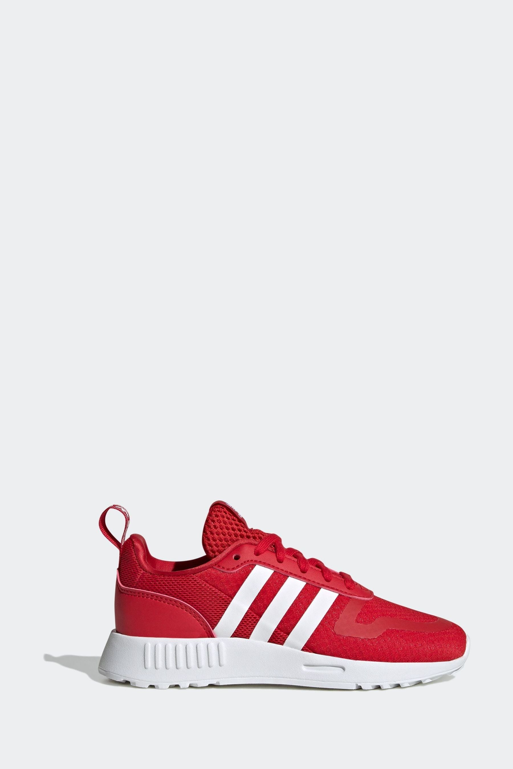 Kids red adidas trainers store