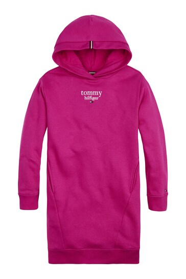 Tommy Hilfiger Pink Tommy Graphic Sweat Dress
