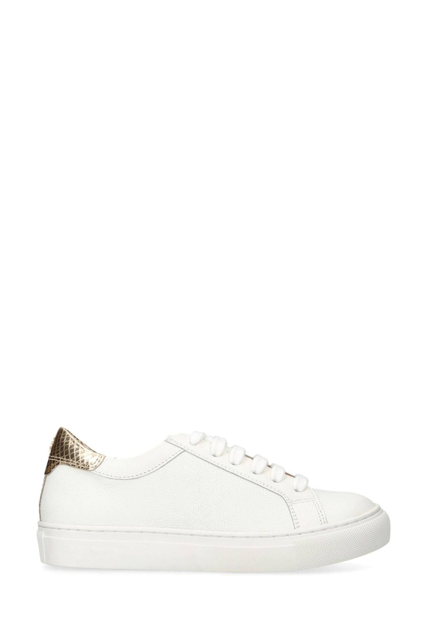Kurt geiger white trainers on sale