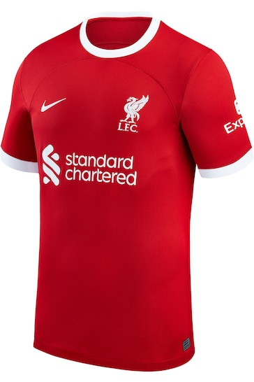 Nike Red Darwin - 27 Liverpool FC Stadium 23/24 Home Football Shirt