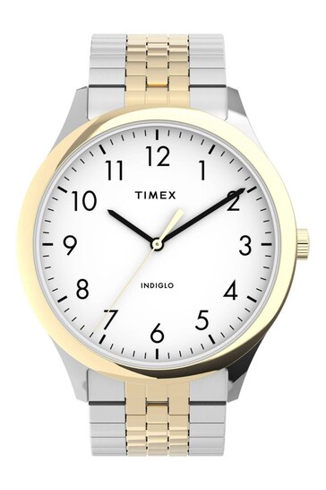 Timex Gents Silver Tone Easy Reader Classic Watch