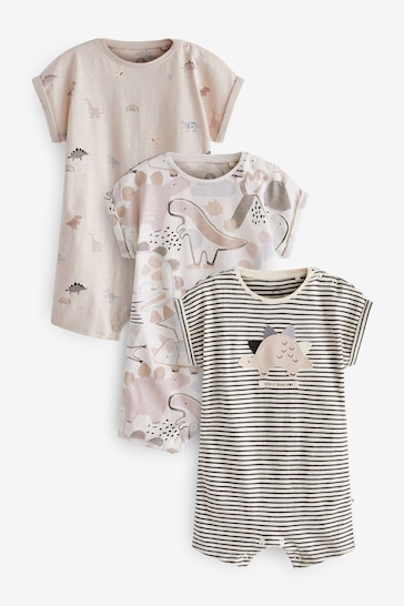 Buy Baby Rompers 3 Pack from the Next UK online shop