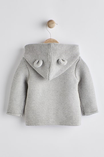 Grey Baby Knitted Cardigan (0mths-3yrs)