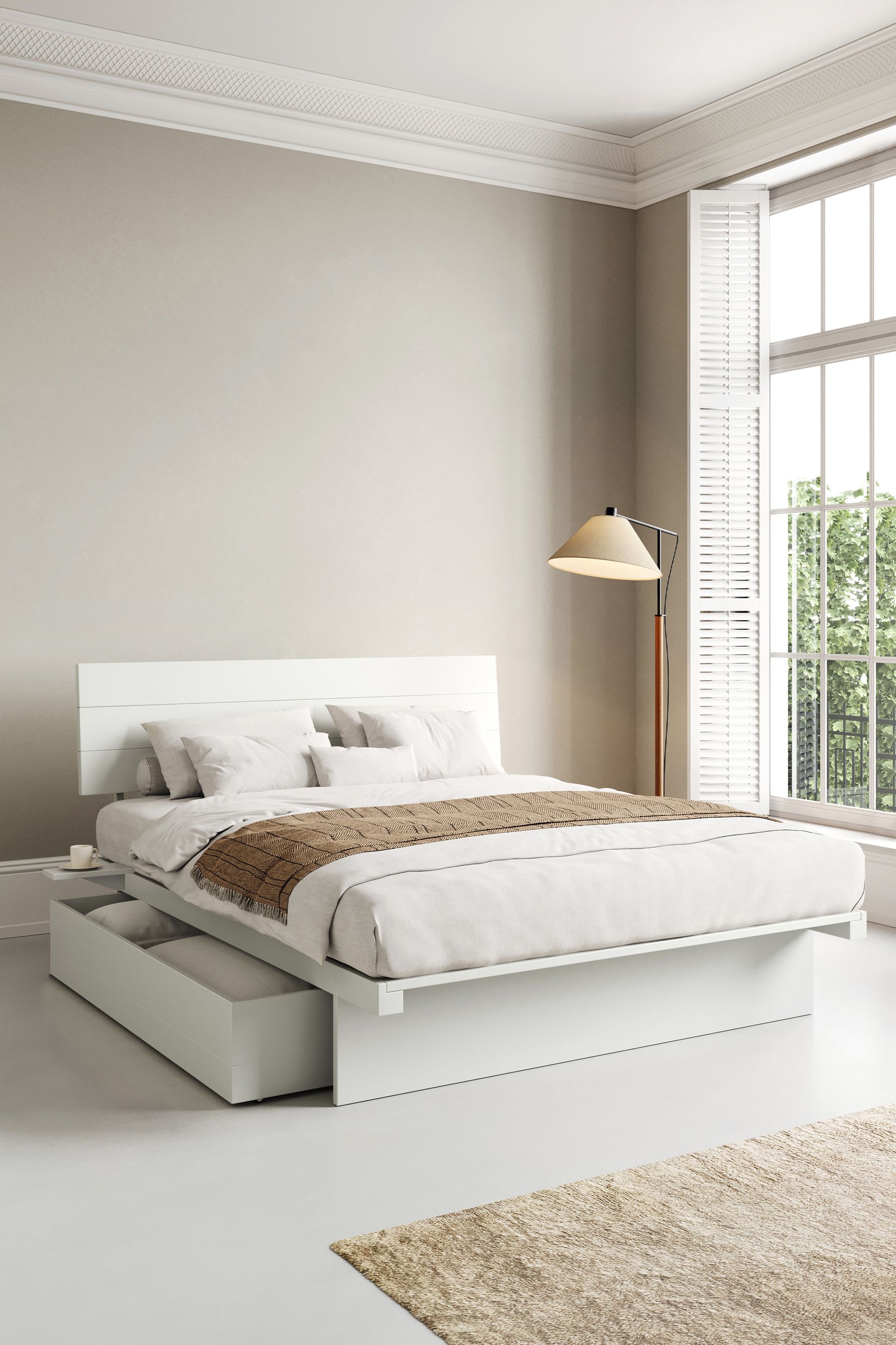Japanese storage shop bed