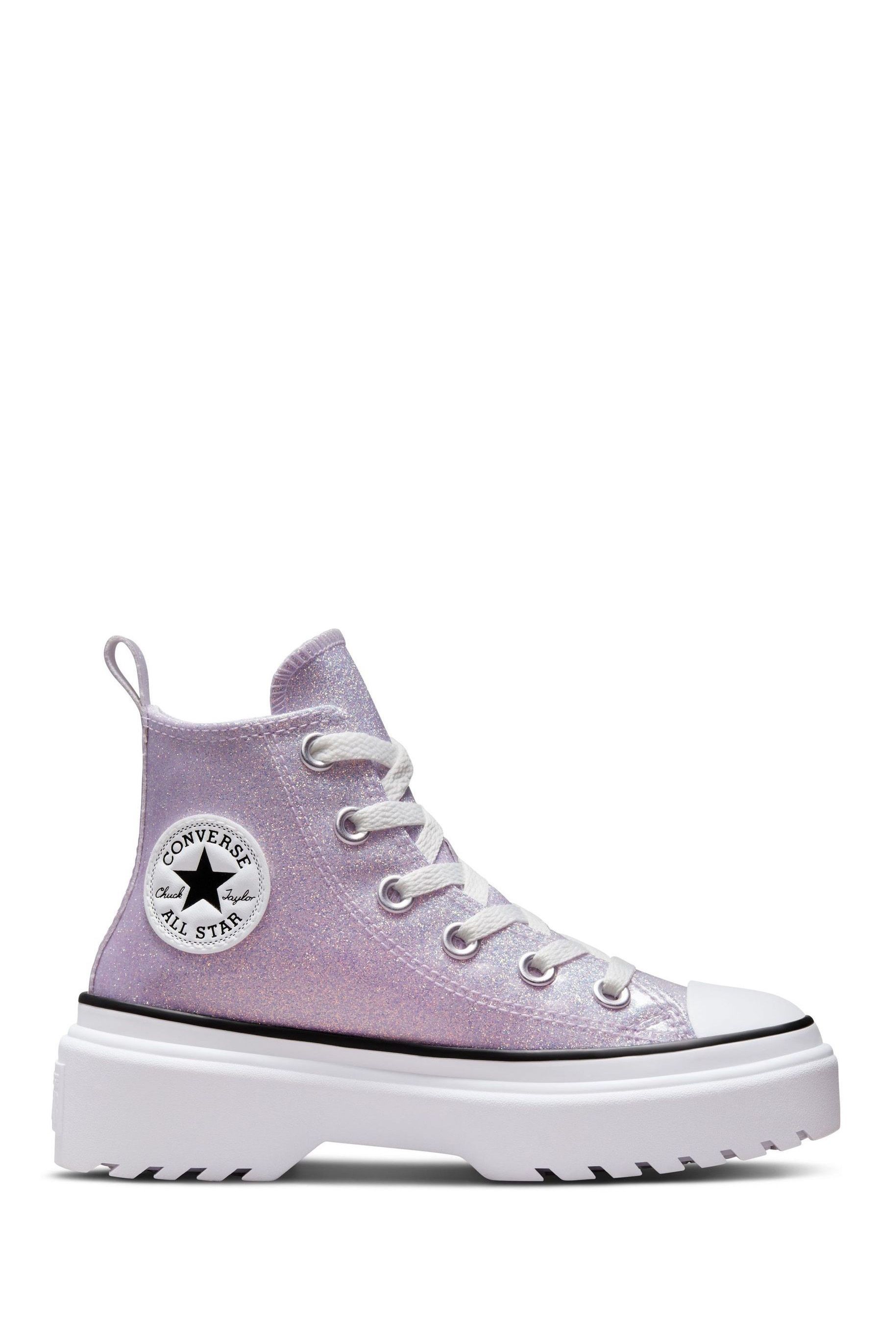 Childrens on sale lilac converse