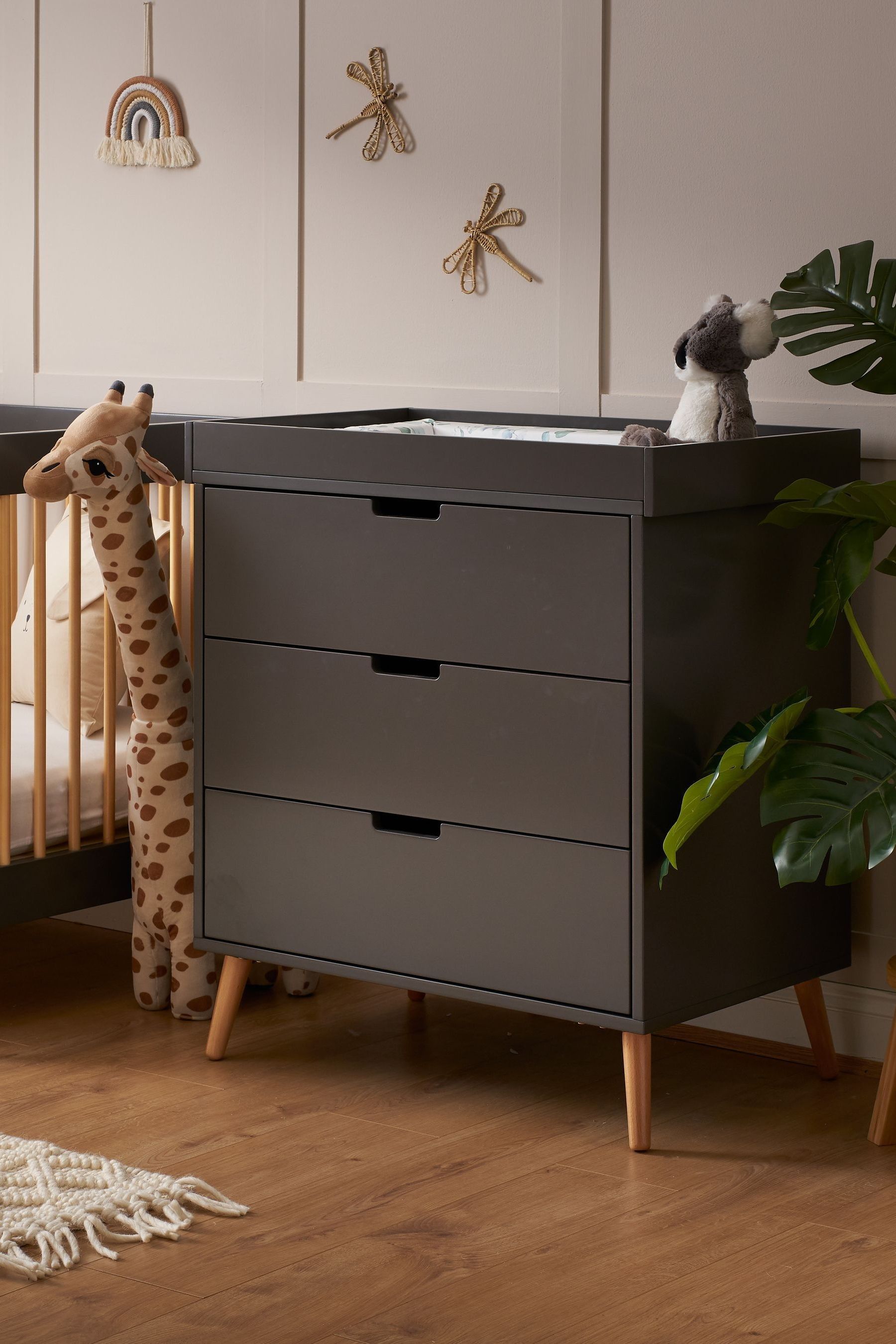 Cheap grey changing table online