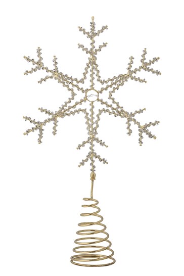 Bloomingville Silver Cannes Star Tree Topper