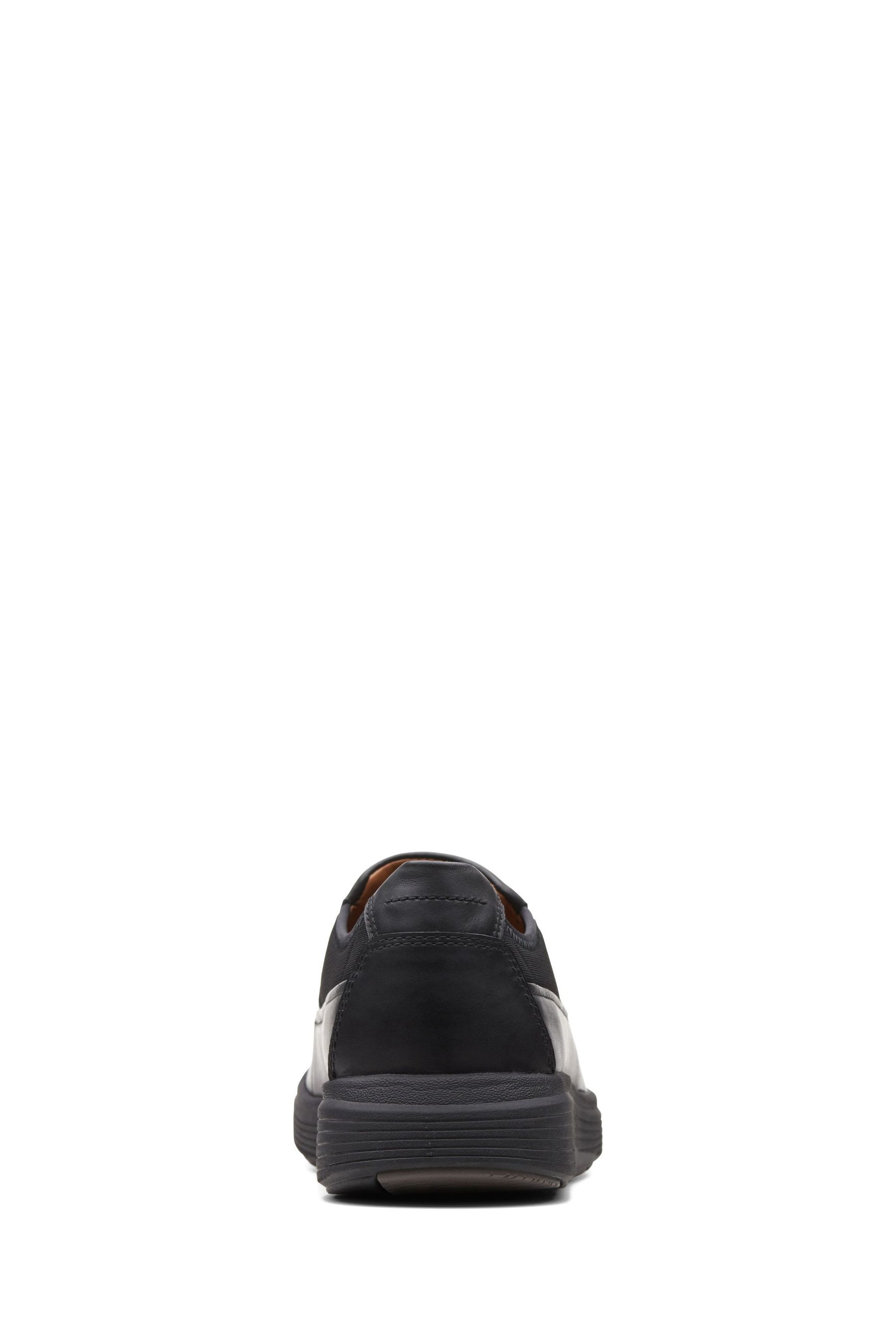 Buy Clarks Black Wide Fit G Leather Un Abode Go Shoes from the