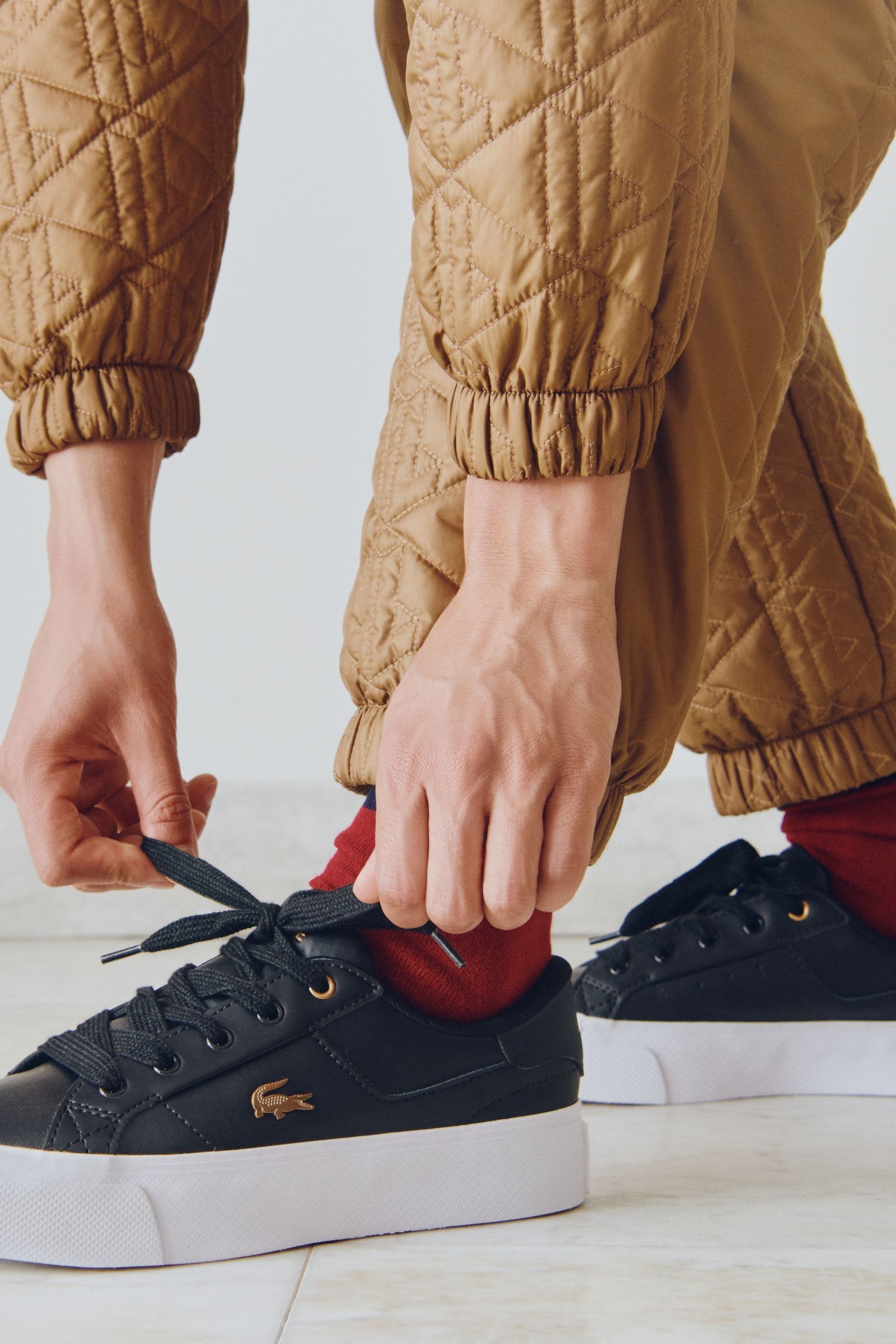 Lacoste ziane black leather new arrivals