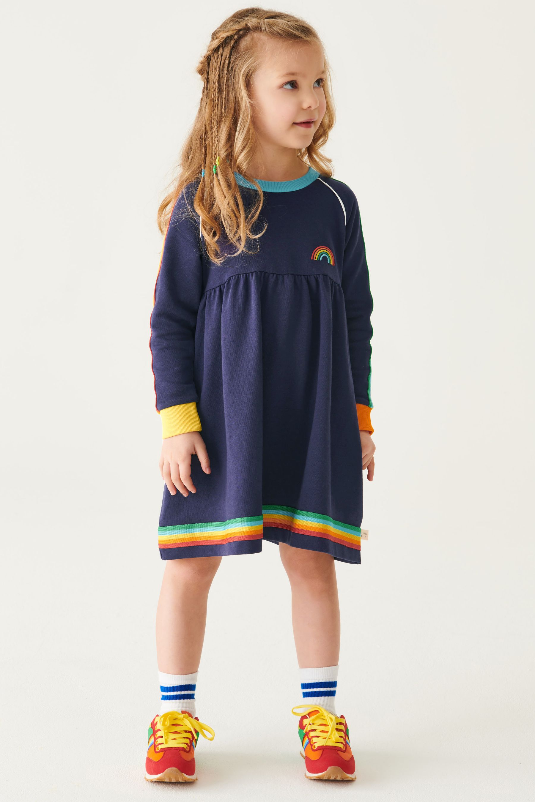Long sleeve store rainbow dress