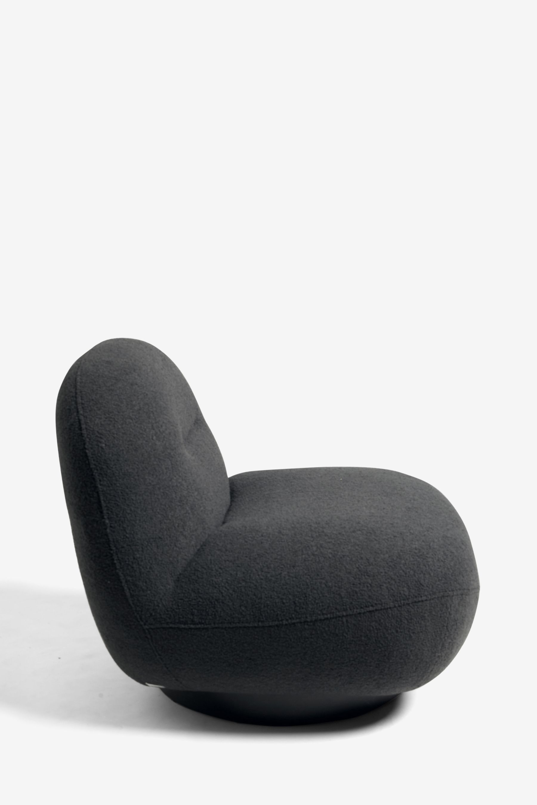 Buy Soft Cosy Boucle Black Otis Swivel Accent Chair from the Next