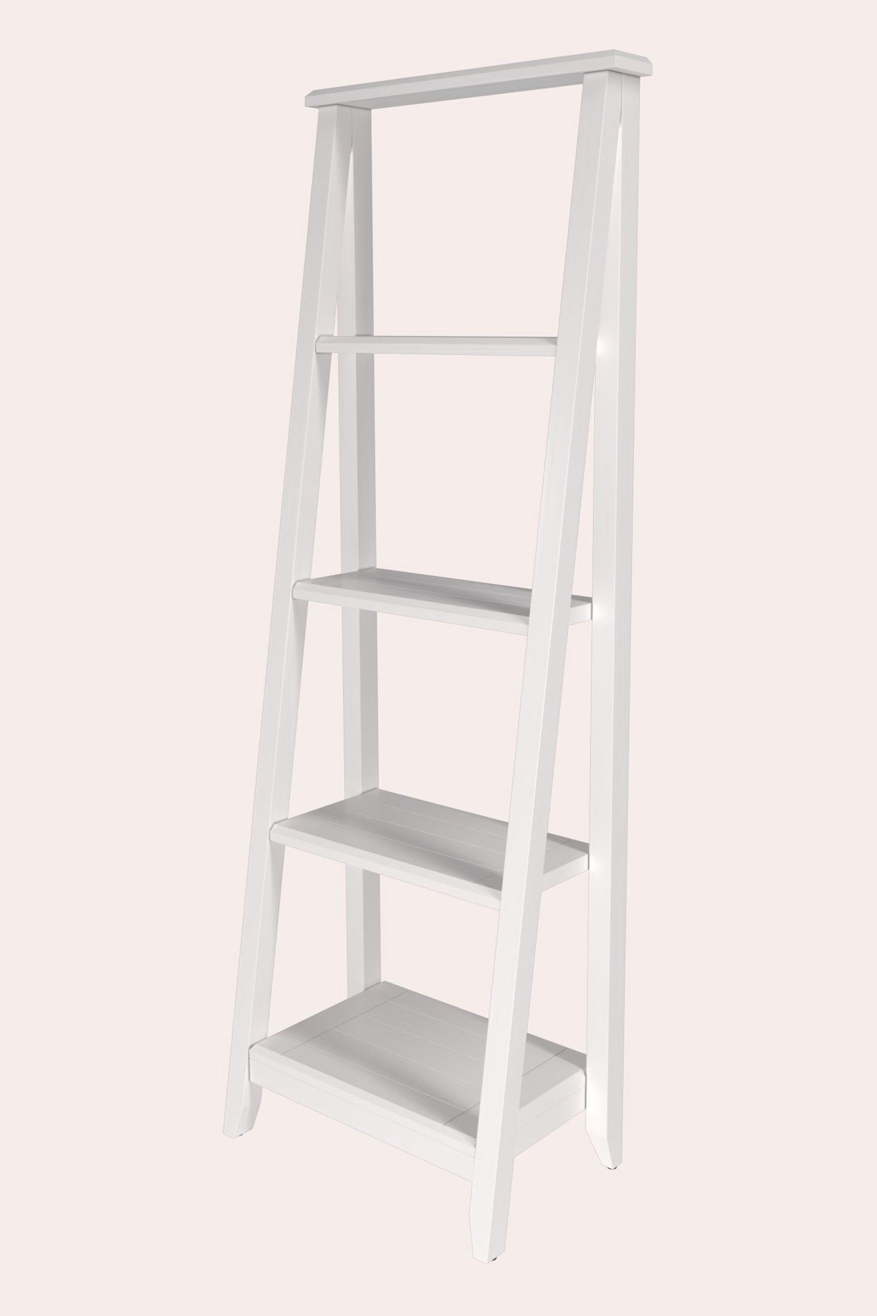 Next white shop ladder shelf