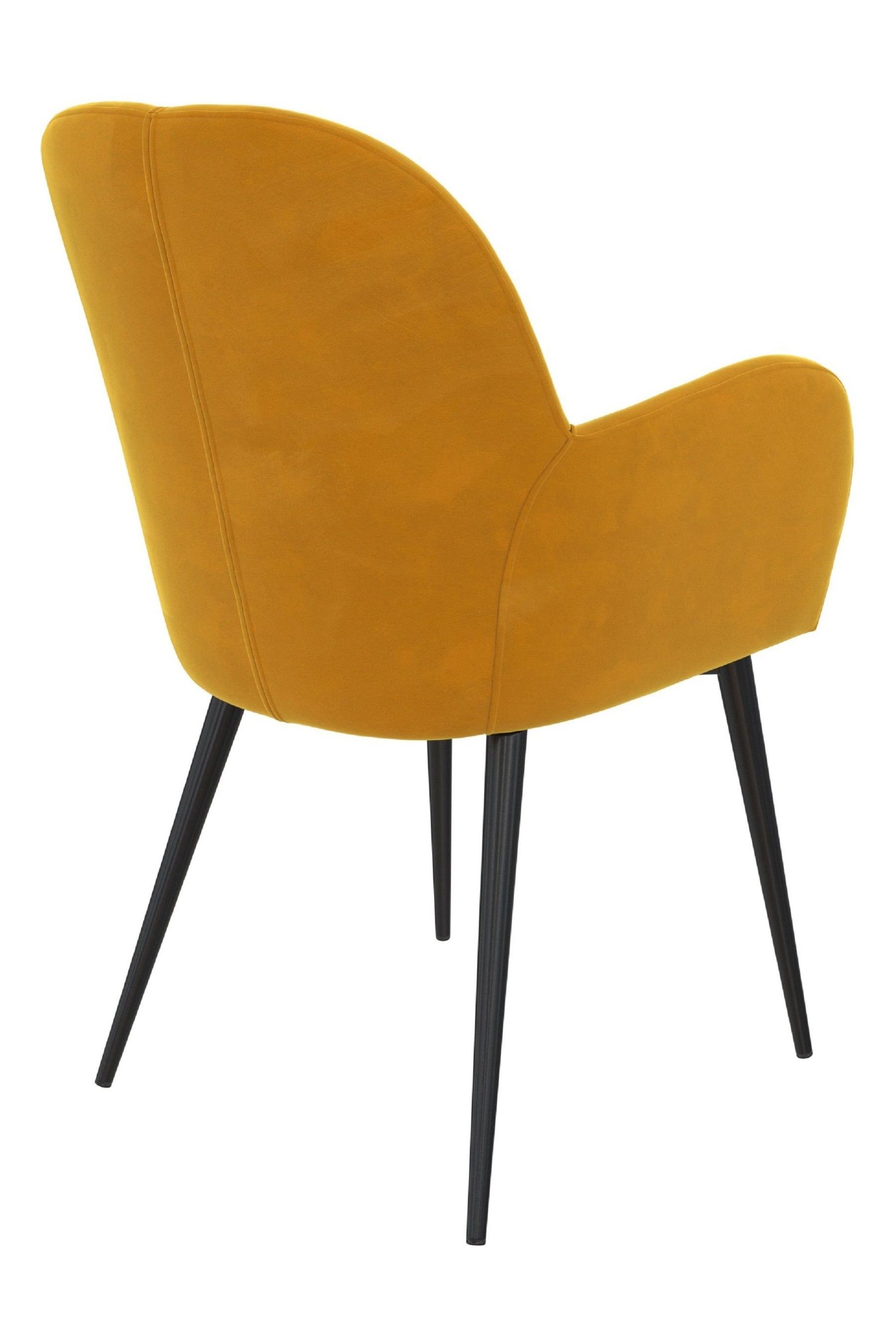 Small yellow top accent chair