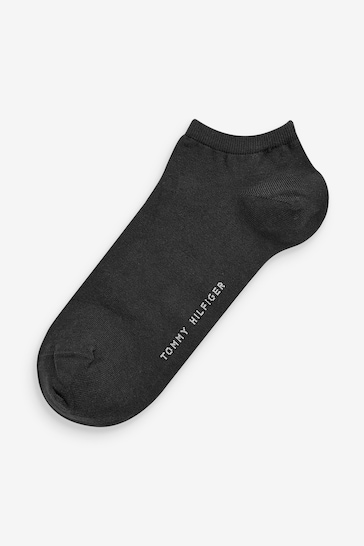 Tommy Hilfiger Black Women Sneaker Socks 4 Pack