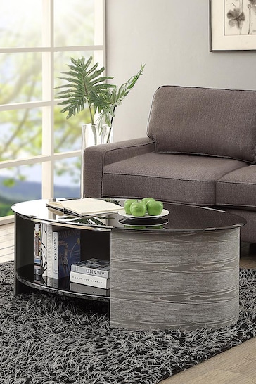 Jual Grey Florence Round Coffee Table