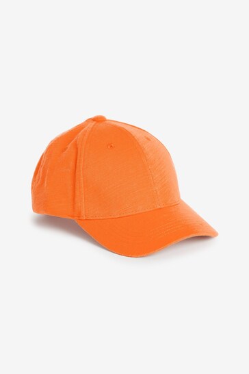 Orange Slub Jersey Cap (3mths-10yrs)