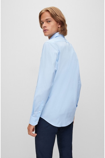 BOSS Blue Regular Fit Formal Shirt