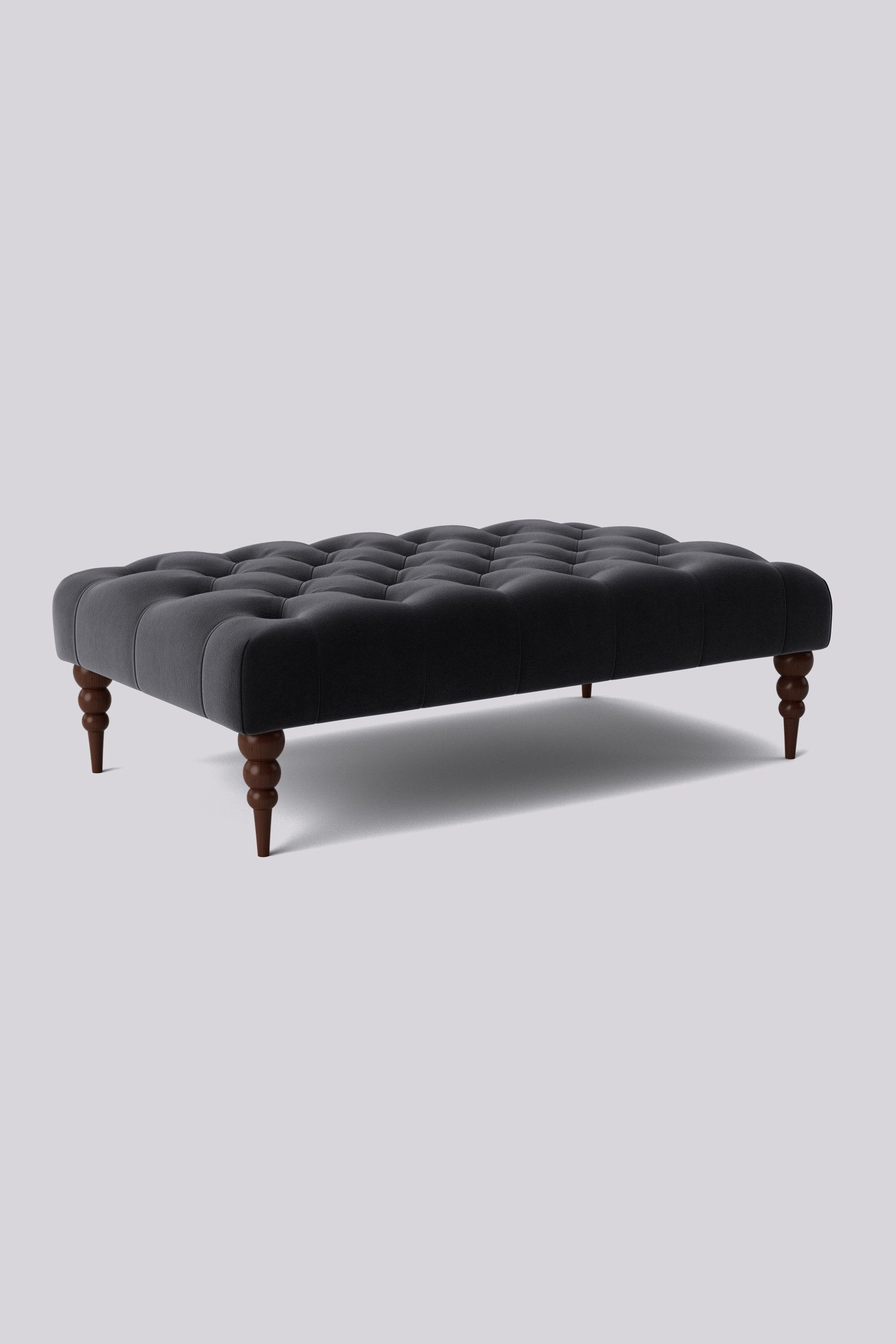 Black hotsell ottoman rectangle