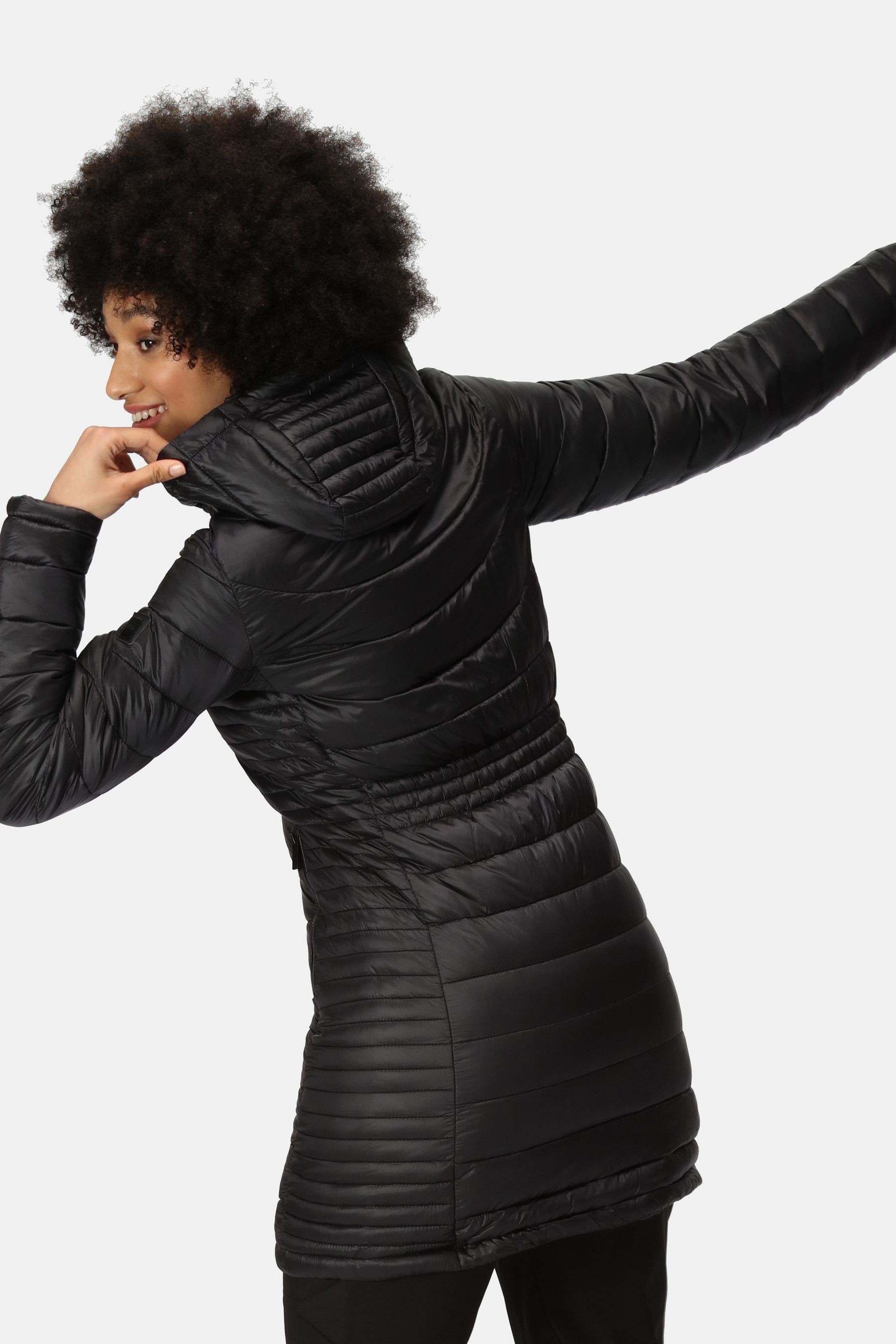 Regatta andel long puffer jacket sales