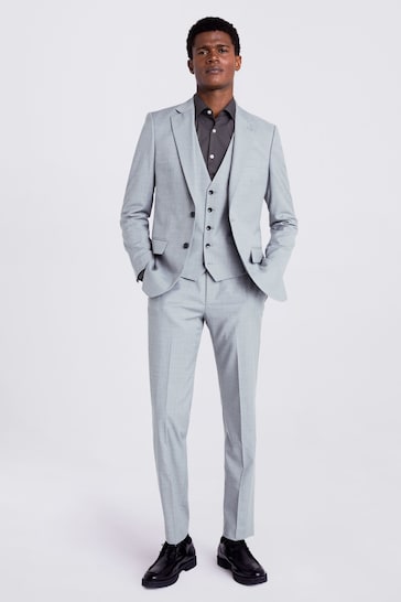 MOSS Grey Tailored Fit Suit: Jacket