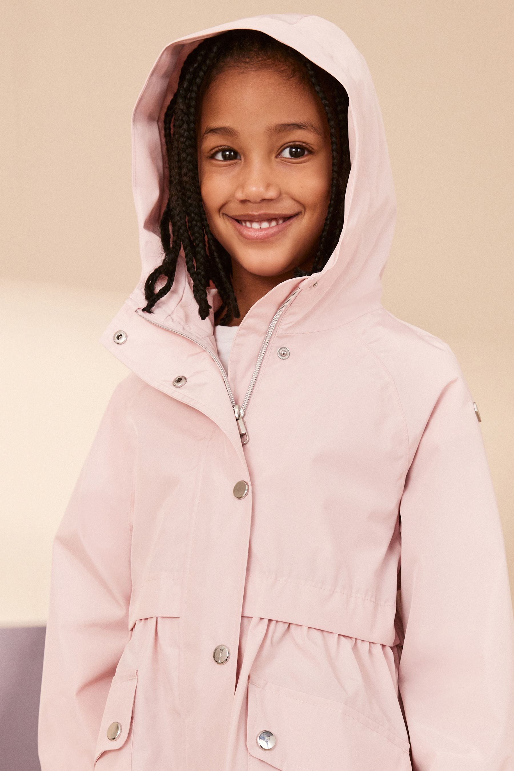 Next pink deals raincoat