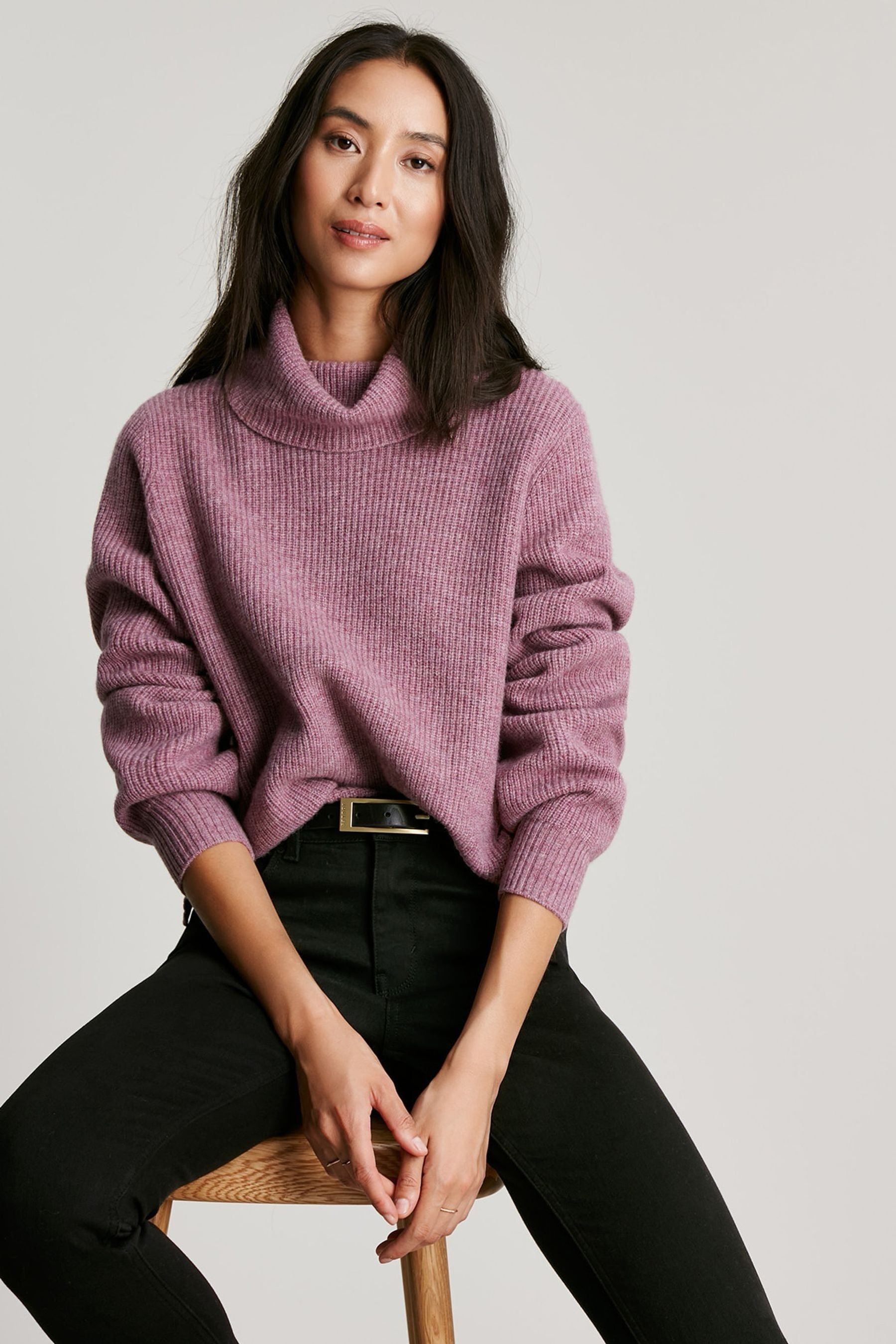 joules purple jumper