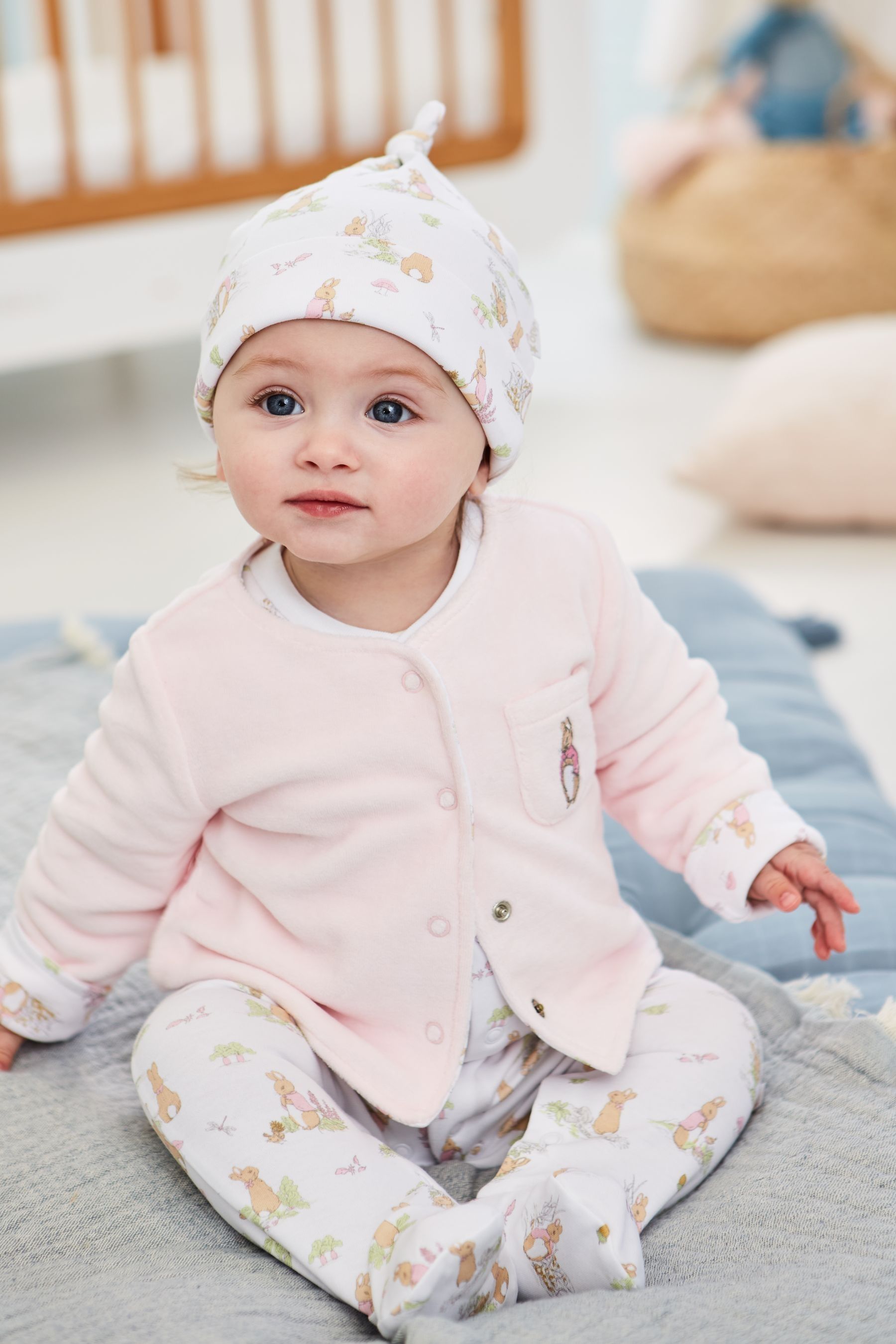 Baby bunny 2024 sleepsuit