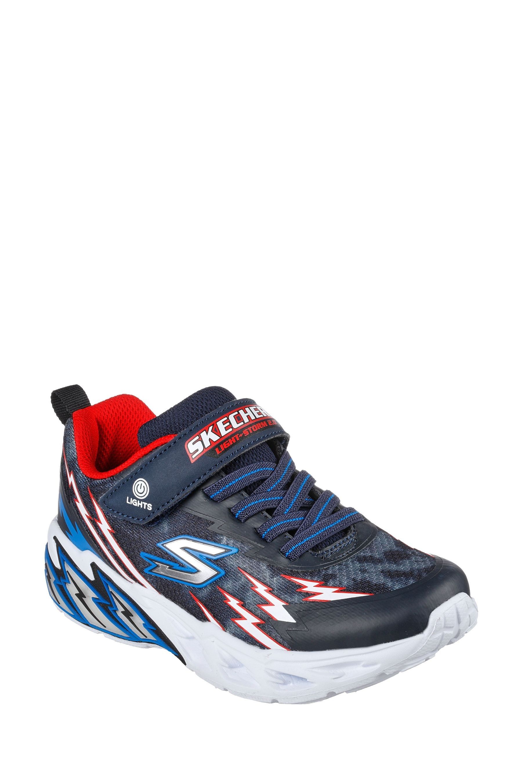 Skechers blue top light up shoes