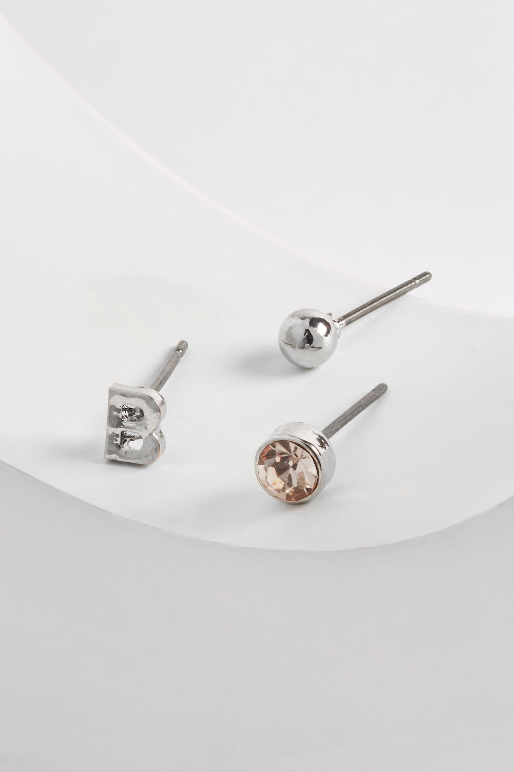 Next discount initial earrings