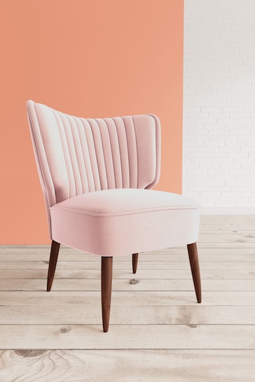 Swoon Easy Velvet Blush Pink Duke Chair