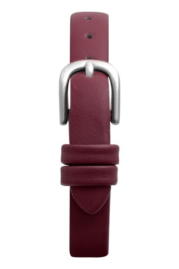 Sekonda Ladies Red Leather Strap Watch