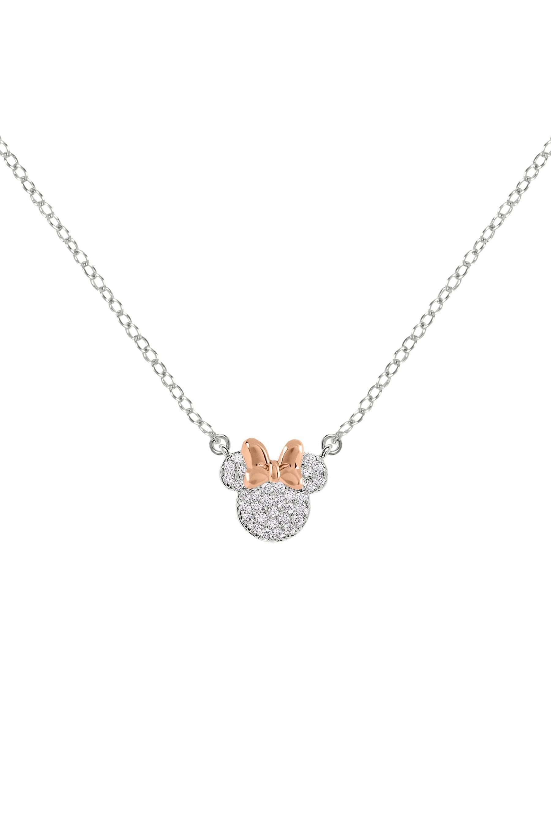 Minnie mouse necklace and earring set outlet