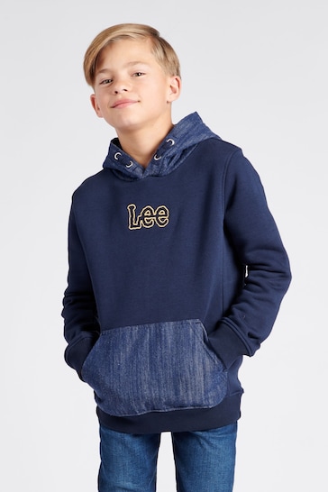 Buy Lee Boys Denim Look Hoodie from the Next UK online shop