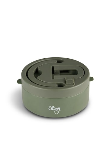 Citron Olive Green Insulated Grand 400ml Food Jar
