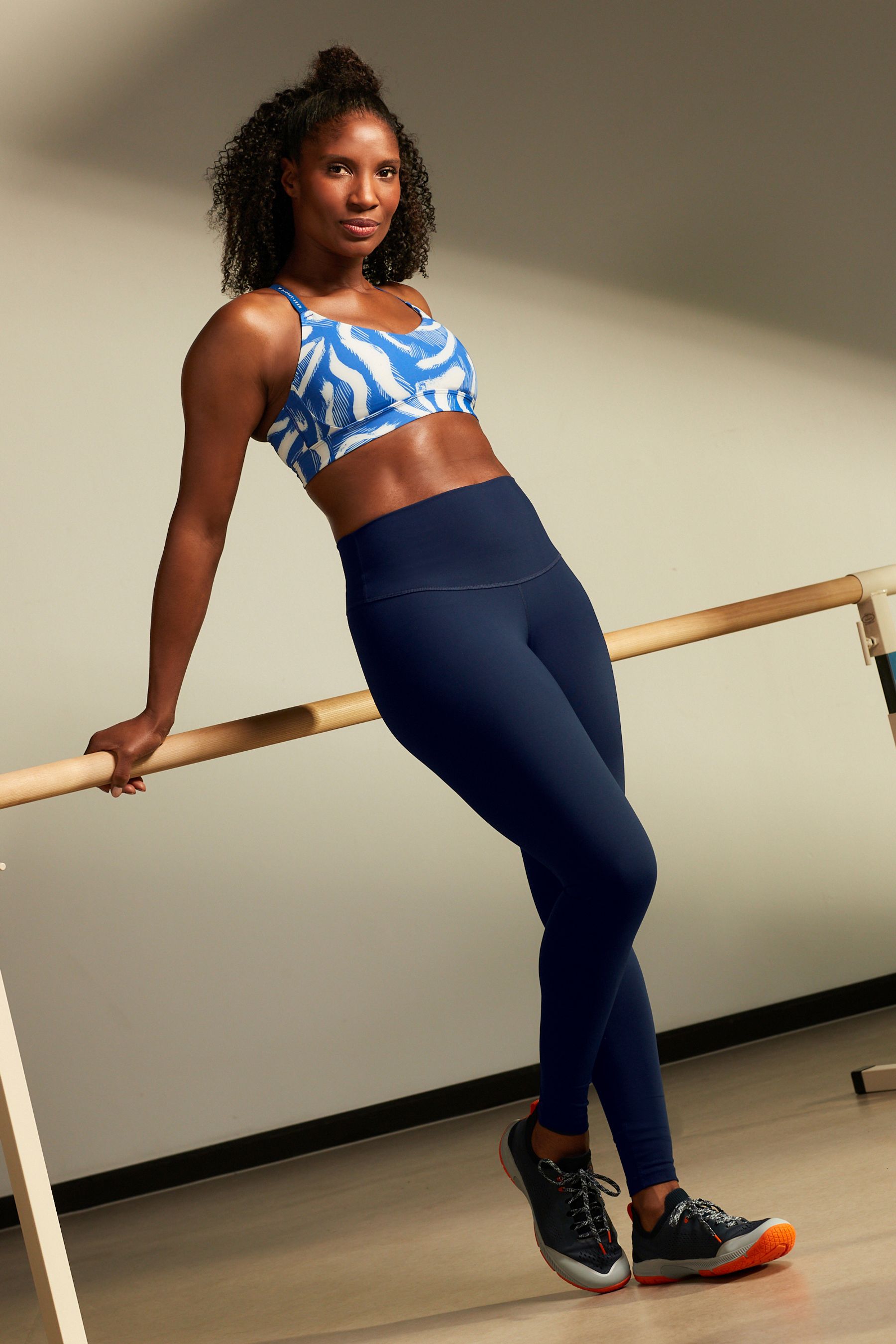 Buy Navy Blue Next Active Sports Tummy Control High Waisted Full Length Sculpting Leggings from the Next UK online shop