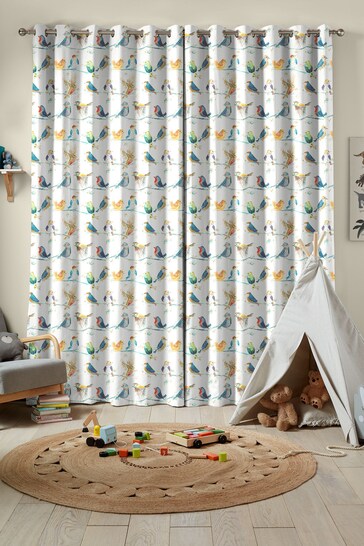 Voyage Sunshine Birdy Branch Made To Measure Curtains