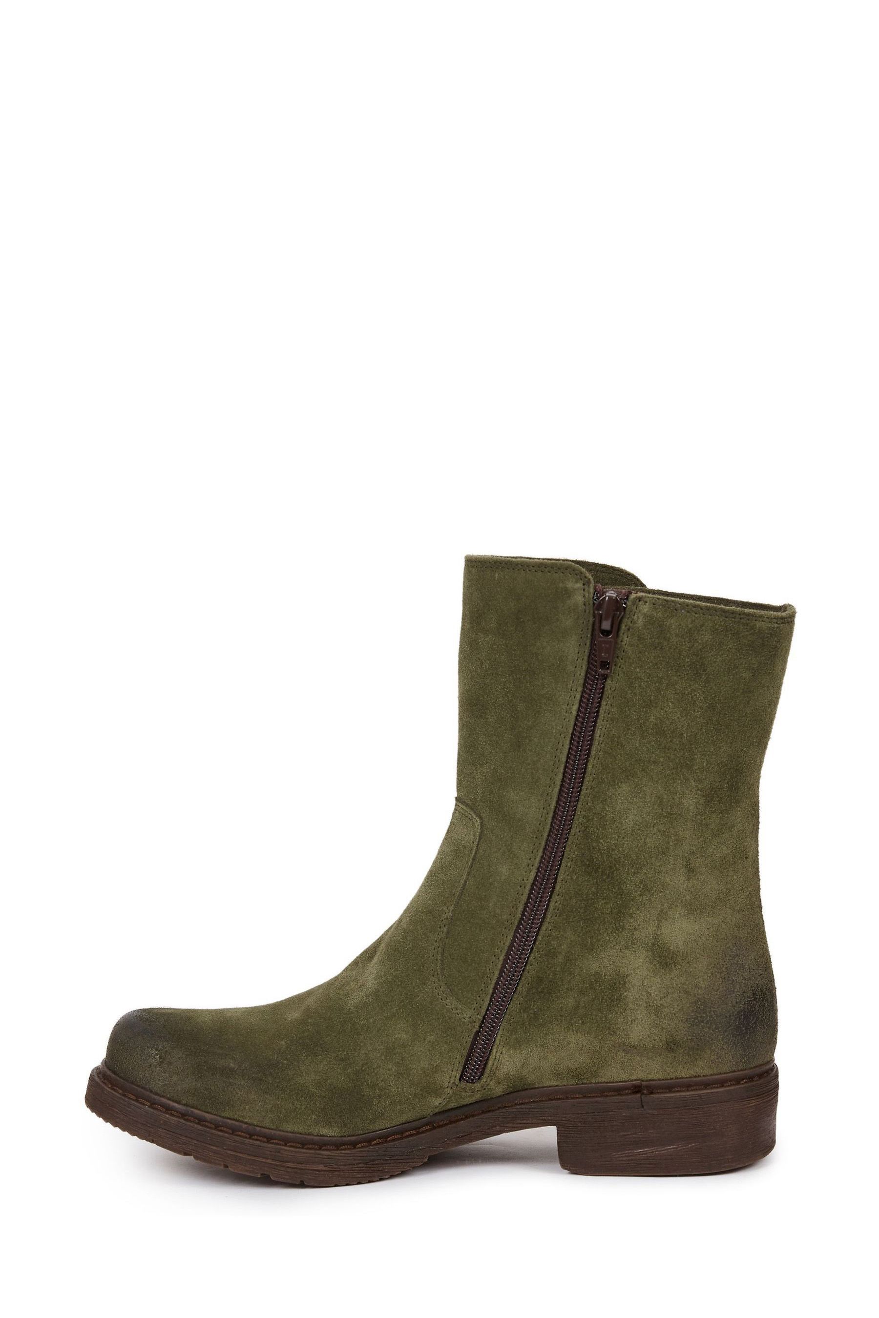Green suede ankle boots uk clearance