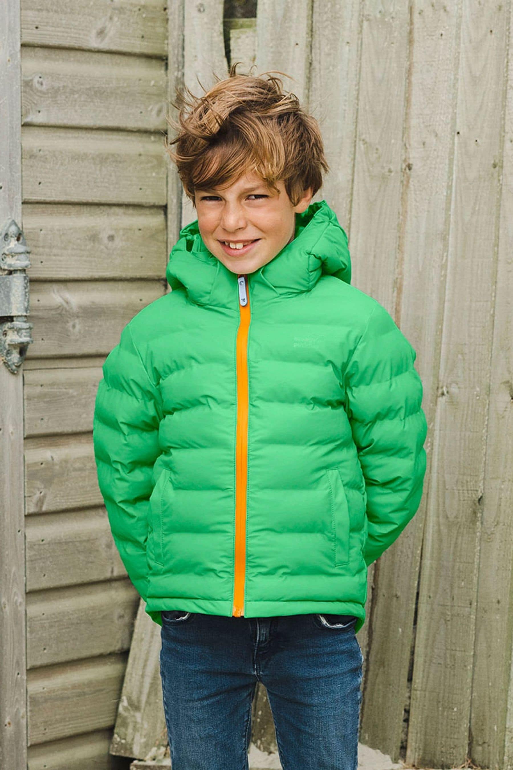 Boys waterproof puffer jacket on sale