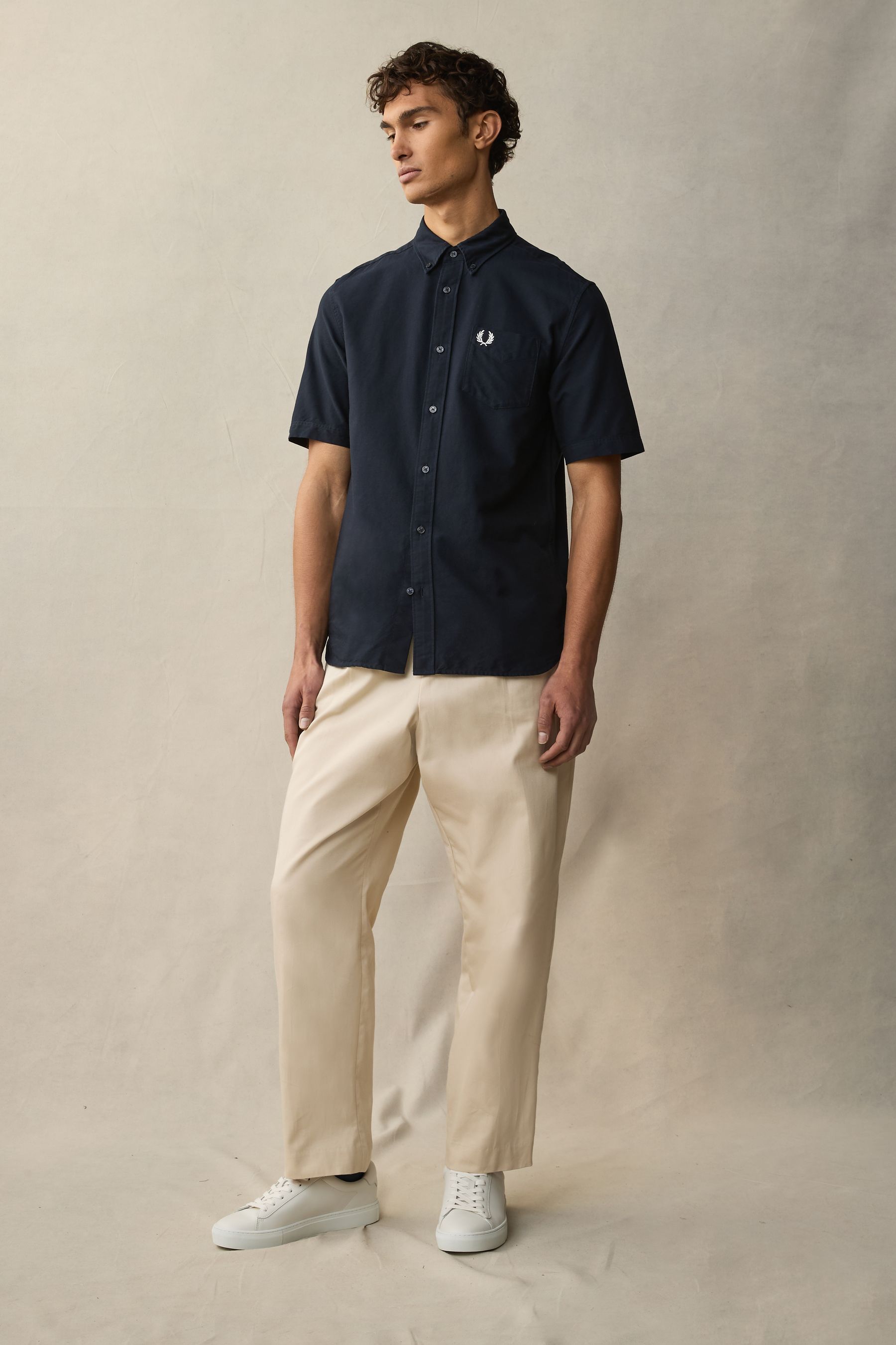 Fred perry short sleeve oxford online
