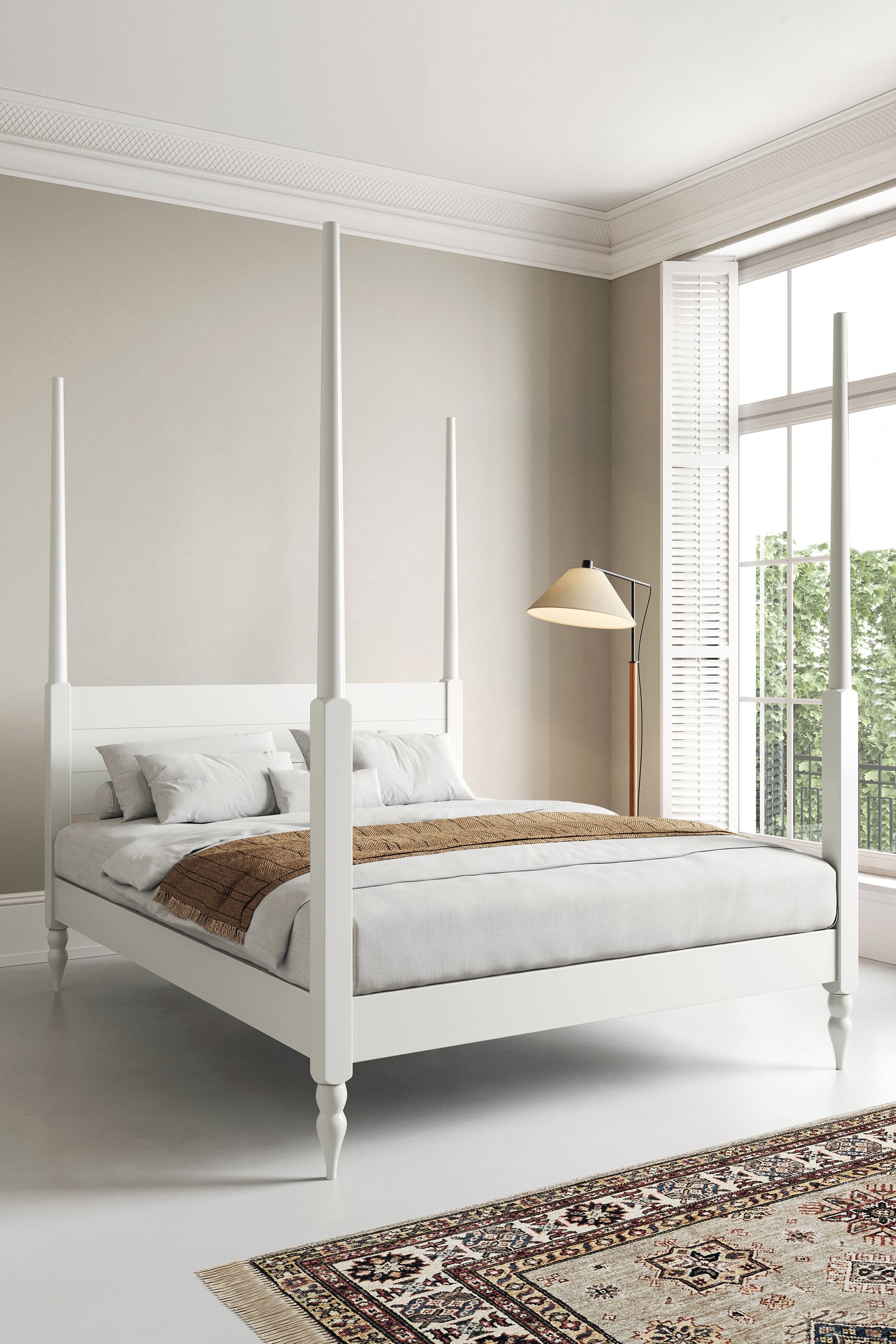 Four poster outlet bed white company
