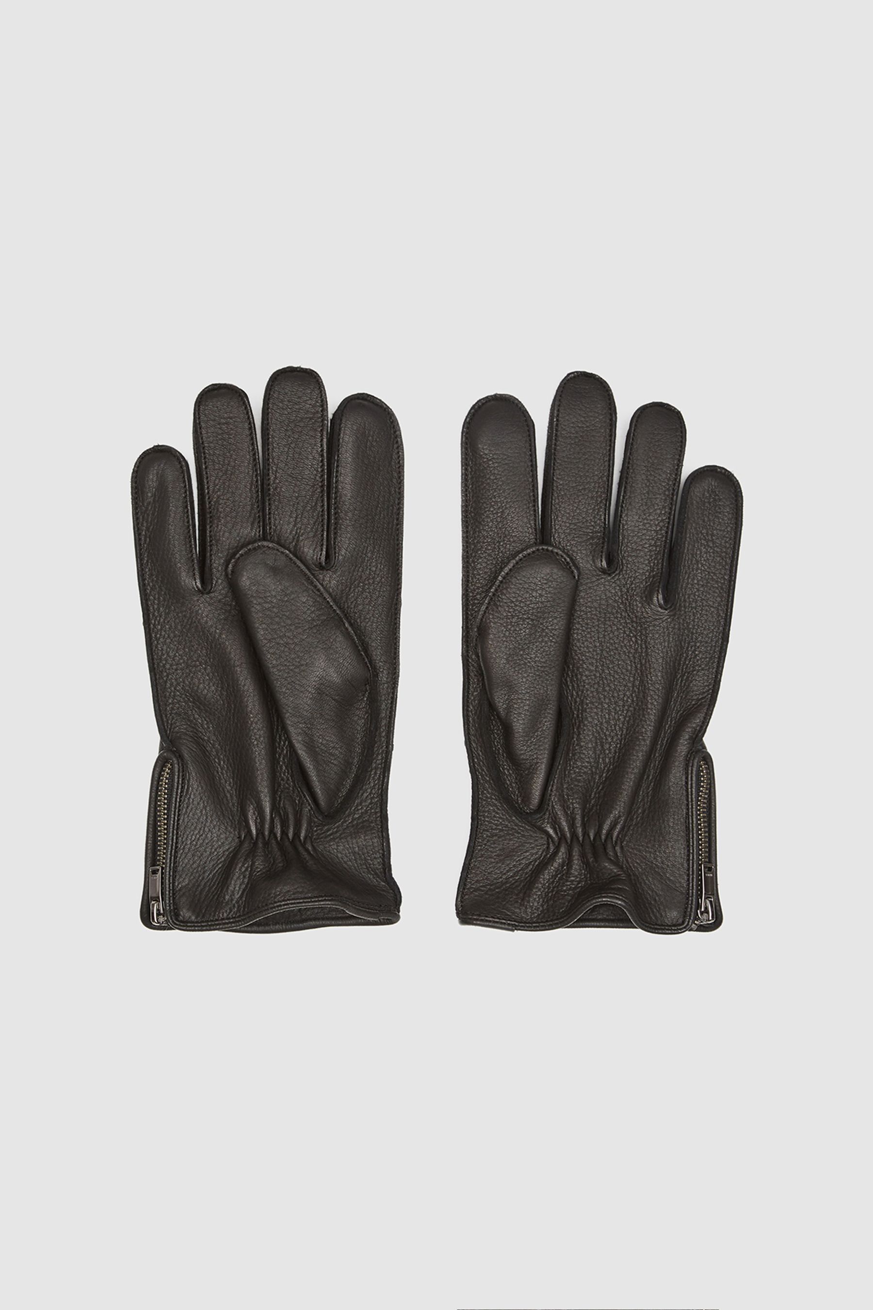 Reiss mens best sale gloves