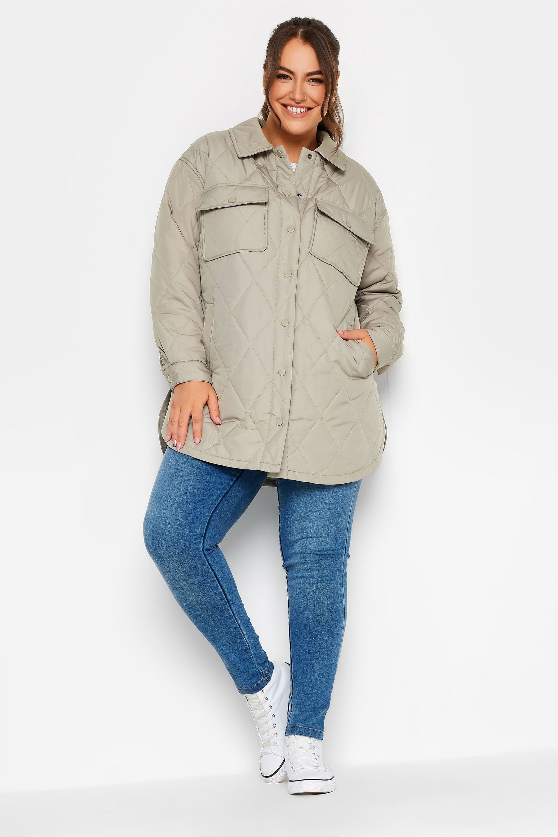 Short quilted jacket womens hot sale