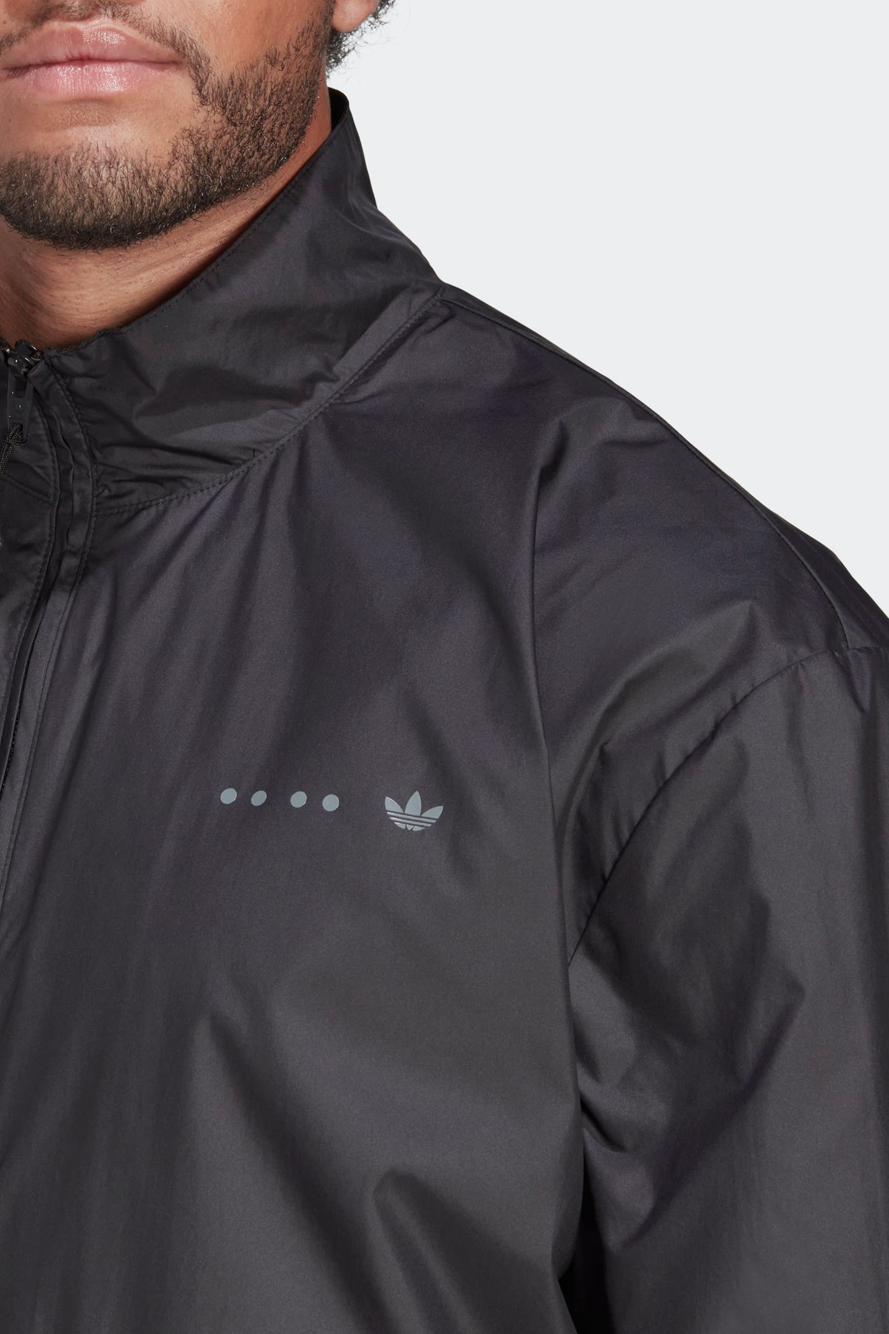 Adidas men's icon parka utility black top