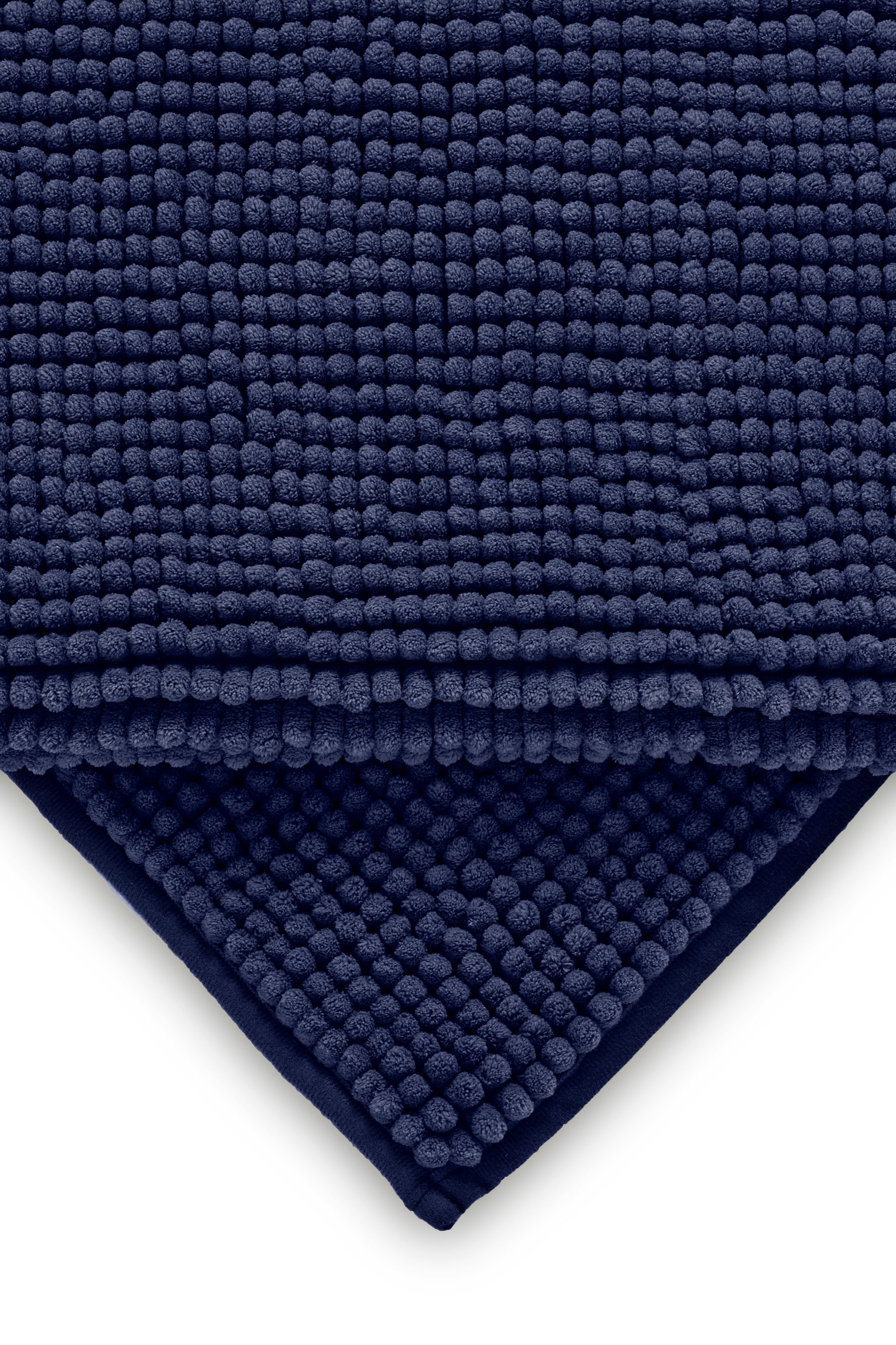 Dark blue bath mat store