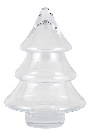 Pacific Natale Clear Glass Christmas Tree Ornament