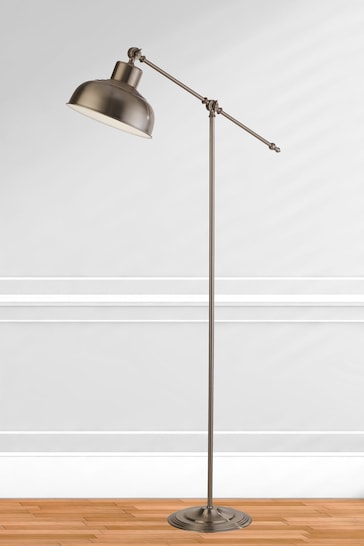 Searchlight Silver Lady Satin Floor Lamp