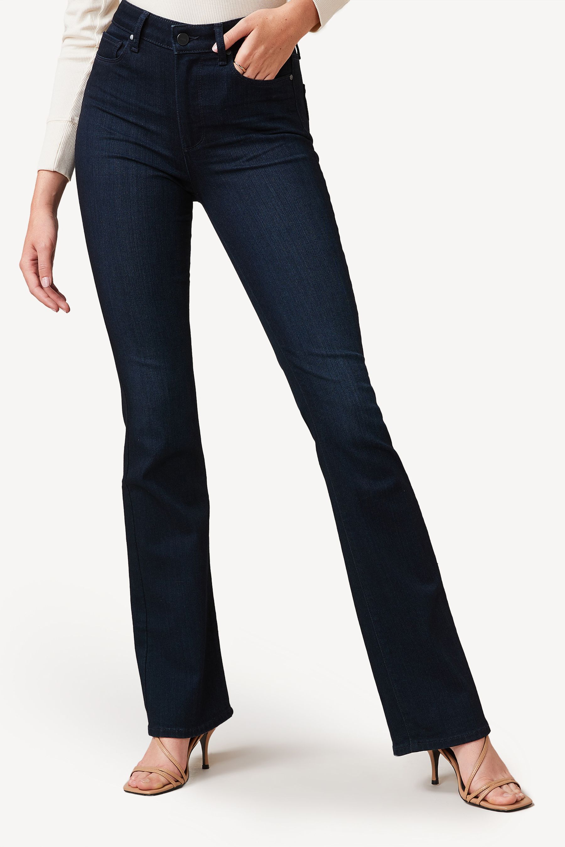 Paige high rise manhattan bootcut jeans sale